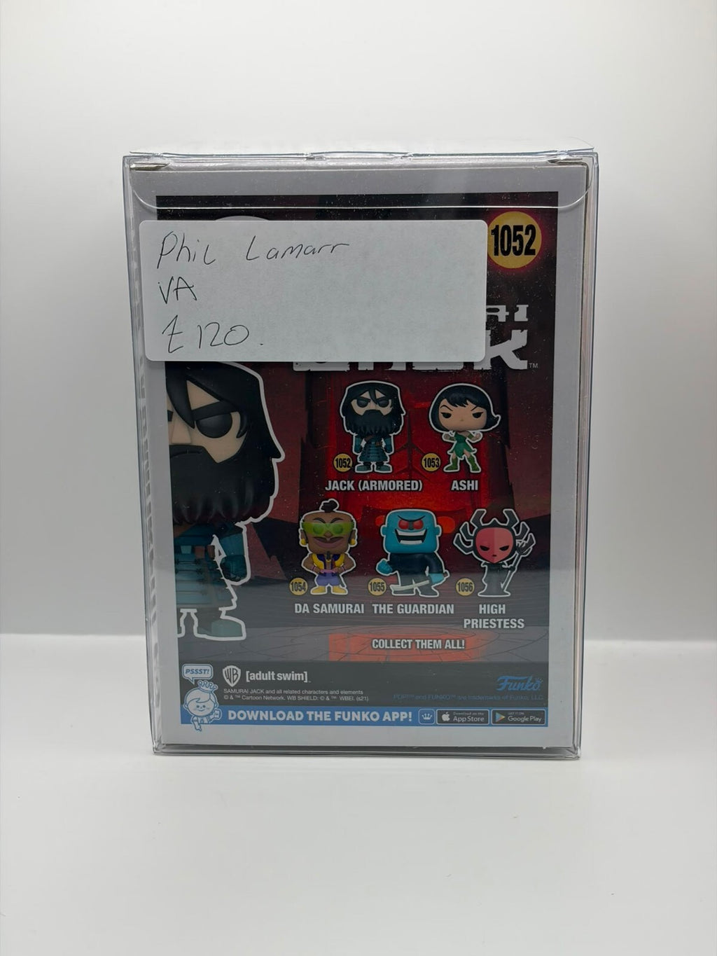 Funko Pop! Animation Samurai Jack #1052 Jack (Armoured) Signed