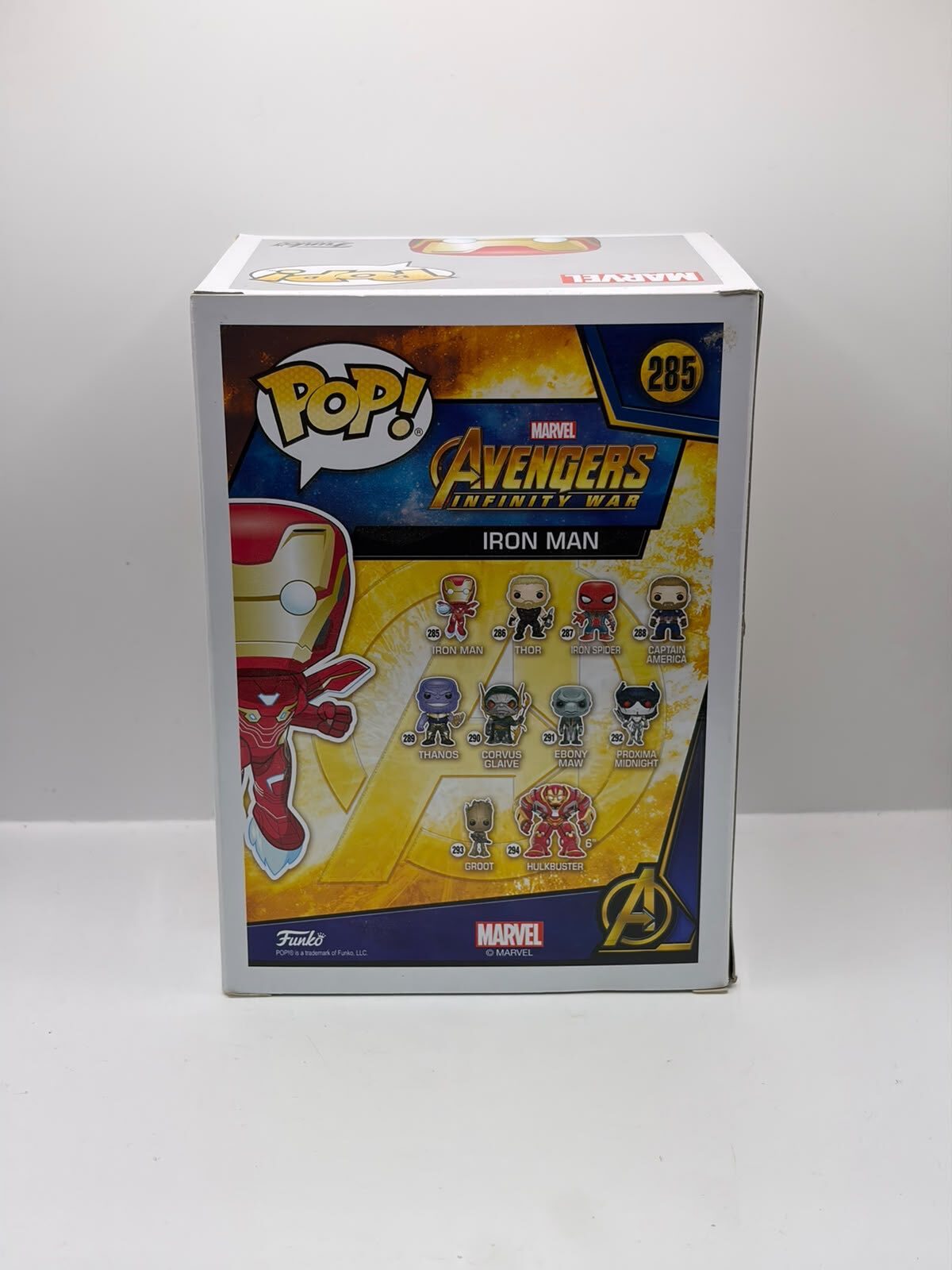 Funko Pop! Marvel Avengers: Infinity War Iron Man #285 Special Edition