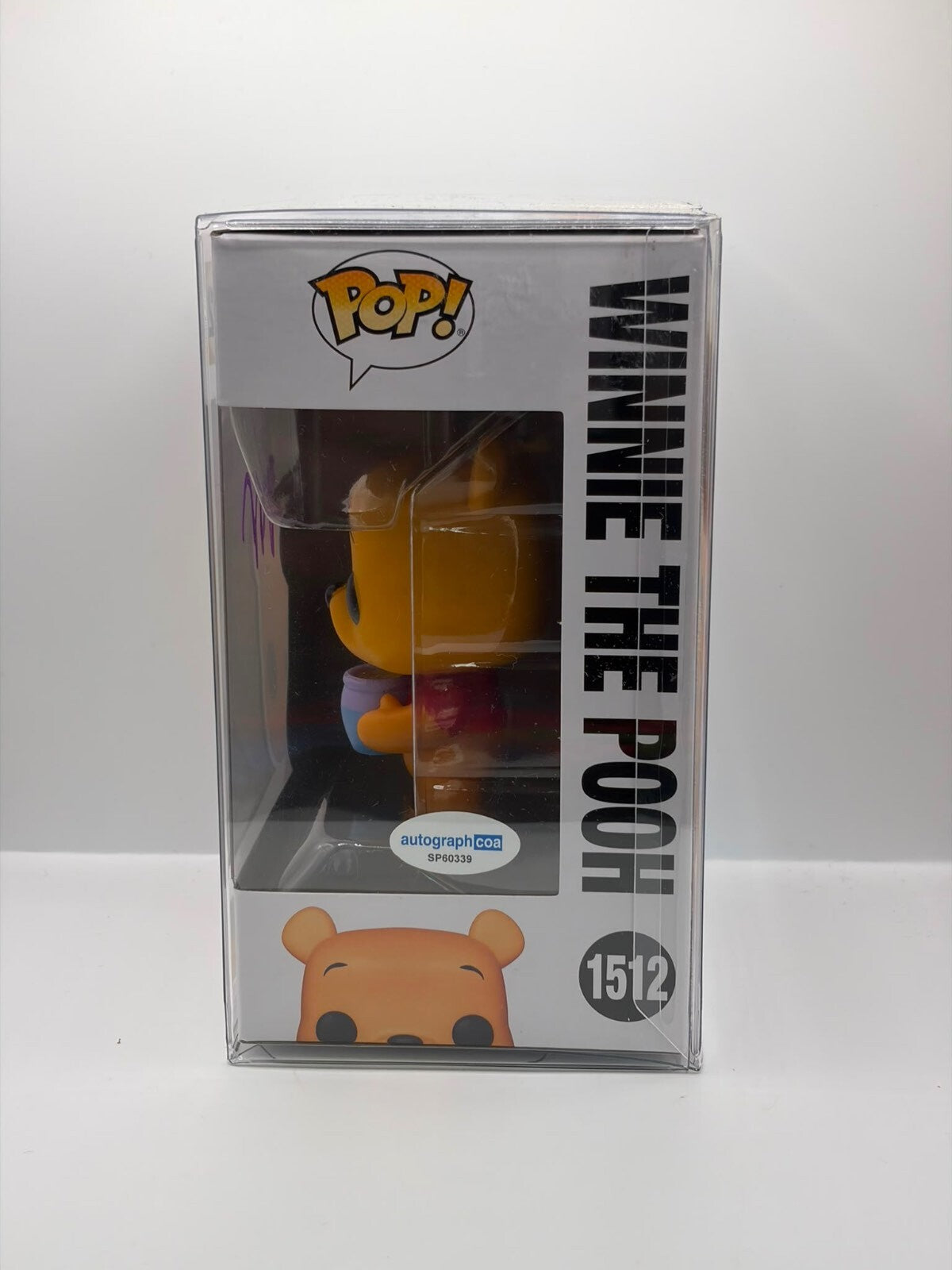 Funko Pop! Disney Winnie the Pooh Vinyl Figure #1512 Autographed with Certificate of Authenticity
