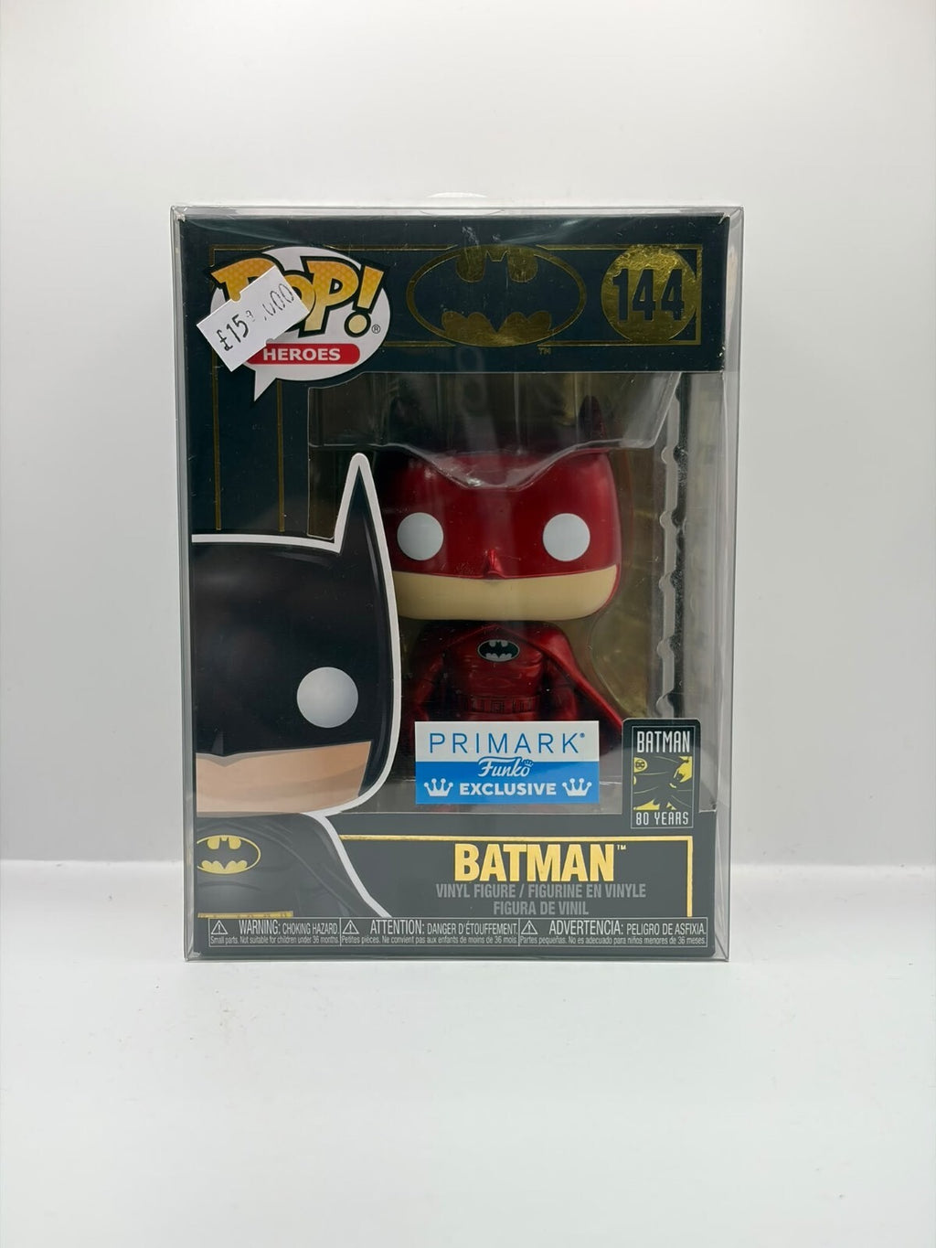 Funko Pop! Heroes Batman 80 Years Vinyl Figure #144 Primark Exclusive