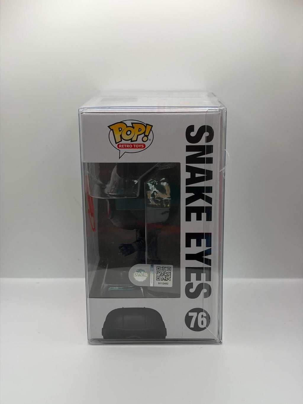 Funko Pop! Retro Toys GI Joe Snake Eyes Vinyl Figure #76 - Signed