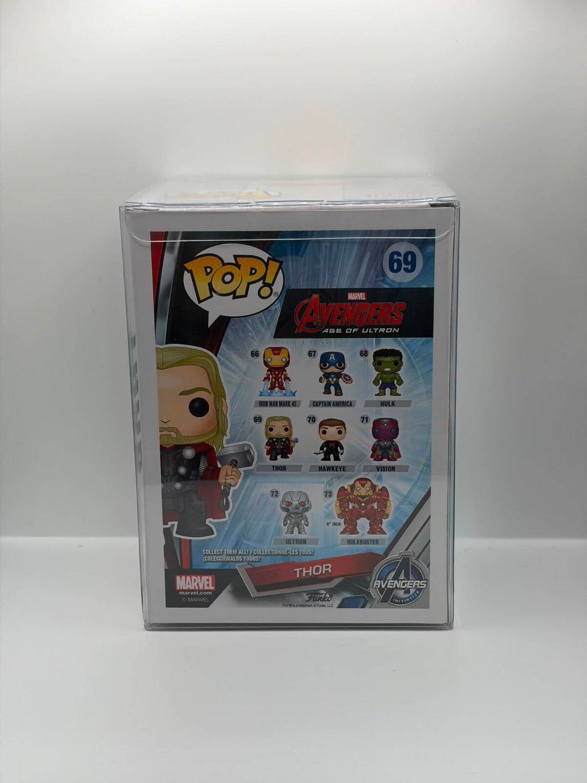 Funko Pop! Marvel Avengers Age of Ultron Thor #69 Vinyl Figure Signed