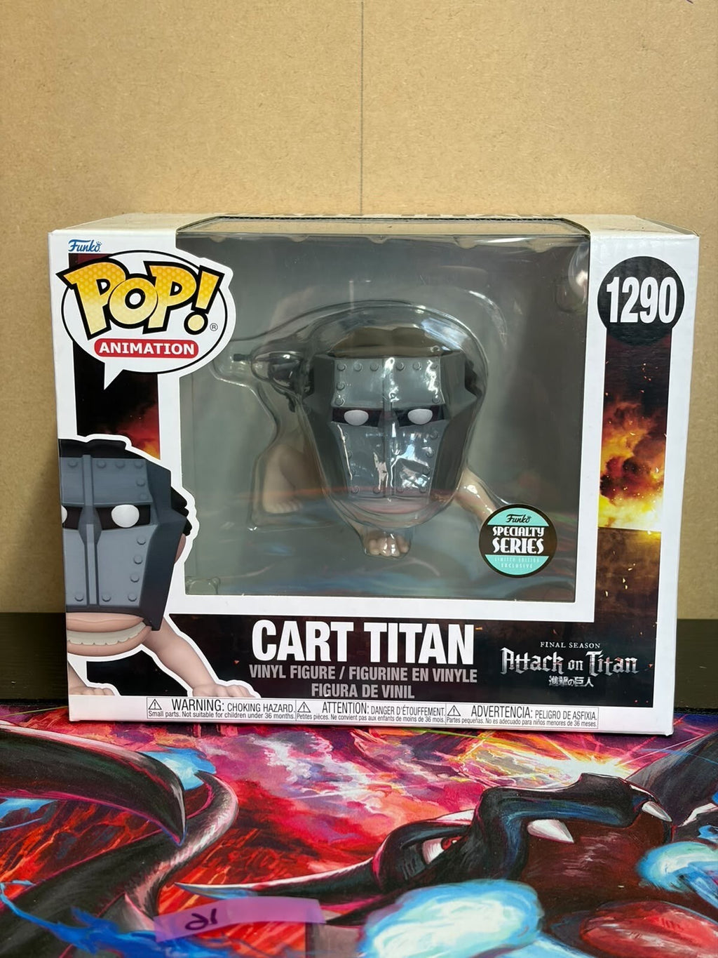 Funko Pop! Animation Attack on Titan Cart Titan #1290 Specialty Series Vinyl Figure