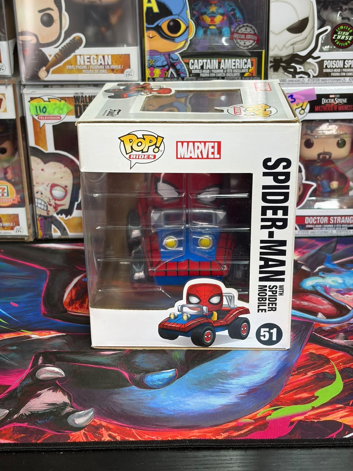 Funko Pop! Rides Marvel Spider-Man Spider-Mobile #51