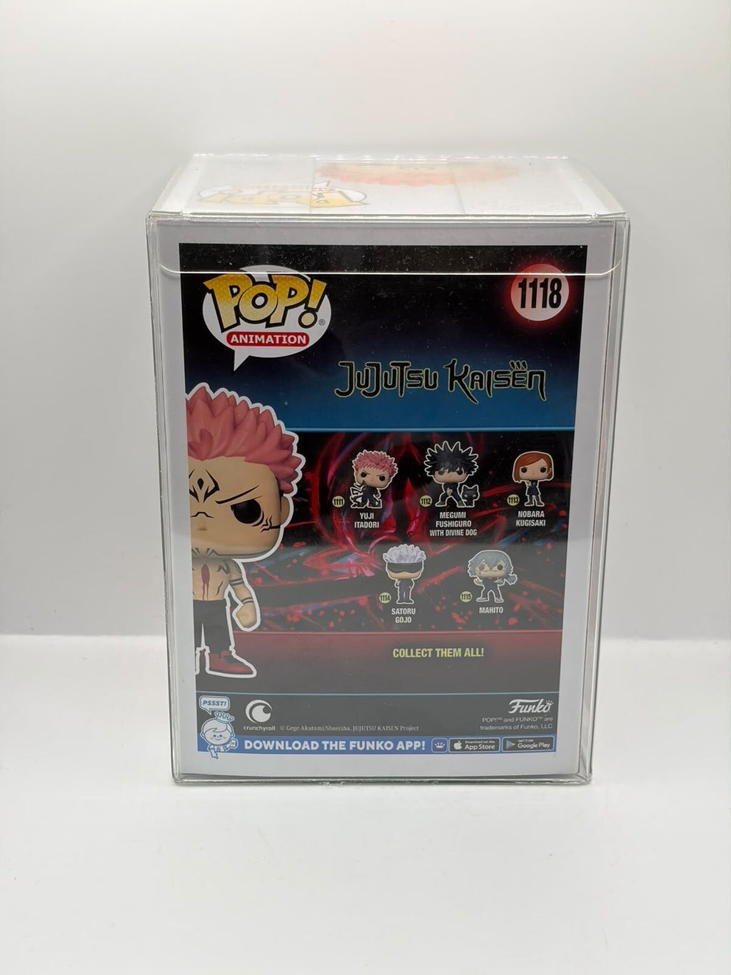 Funko Pop! Animation Jujutsu Kaisen Ryomen Sukuna #1118 Vinyl Figure in Protector