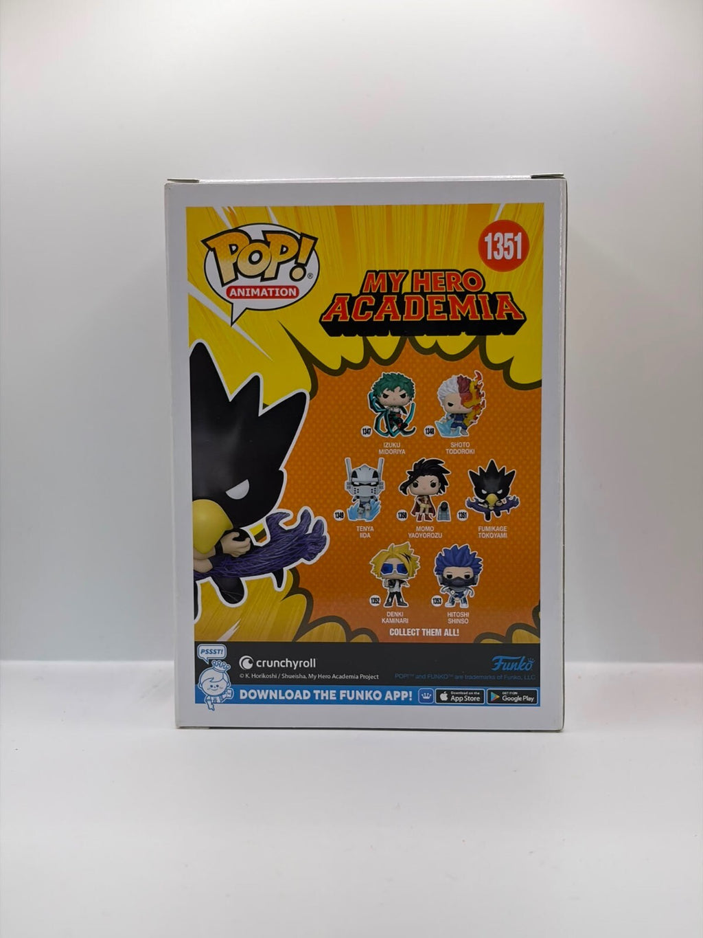 Funko Pop! Animation My Hero Academia Fumikage Tokoyami Vinyl Figure #1351