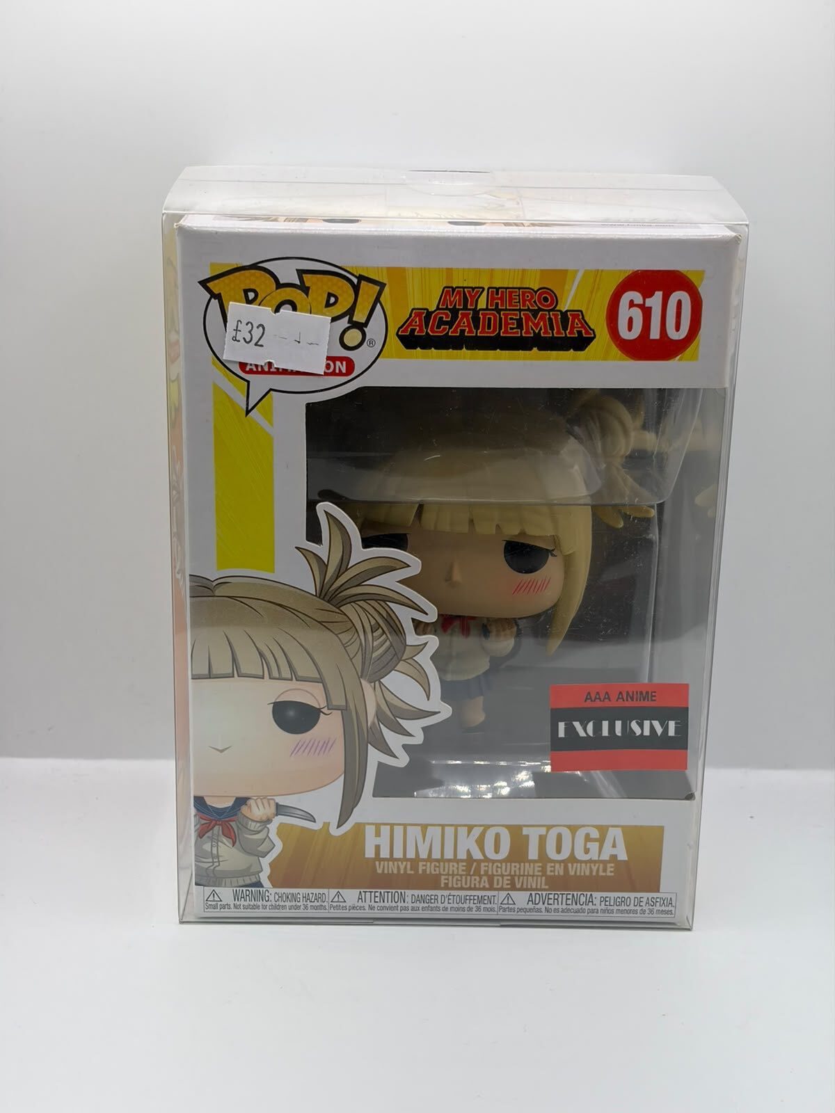 Funko Pop! Animation My Hero Academia Himiko Toga #610 Vinyl Figure