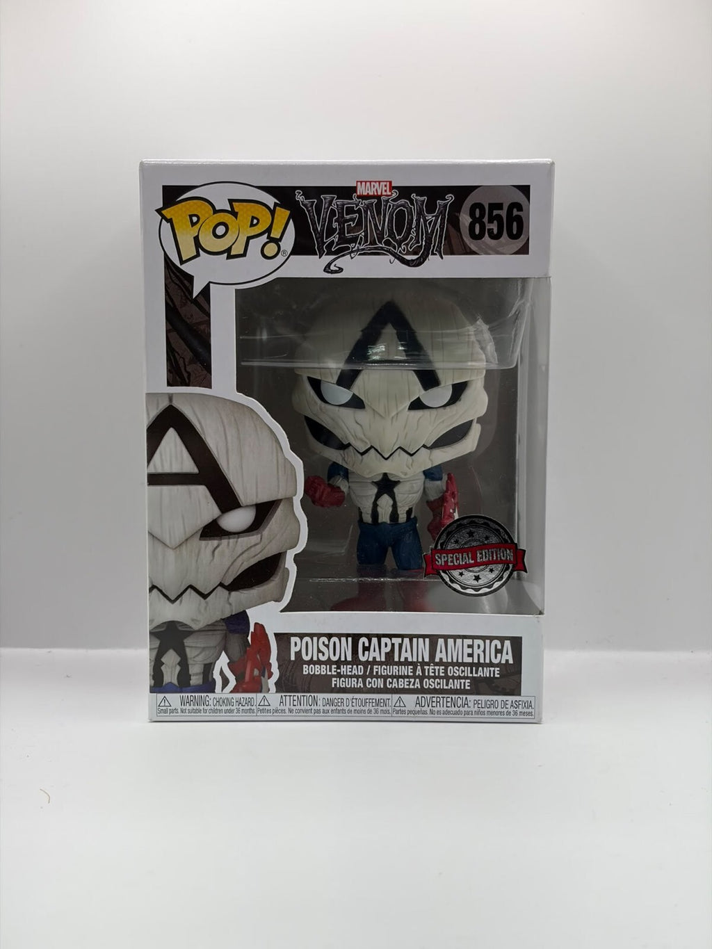 Funko Pop! Marvel Venom 856 Poison Captain America Special Edition Vinyl Figure