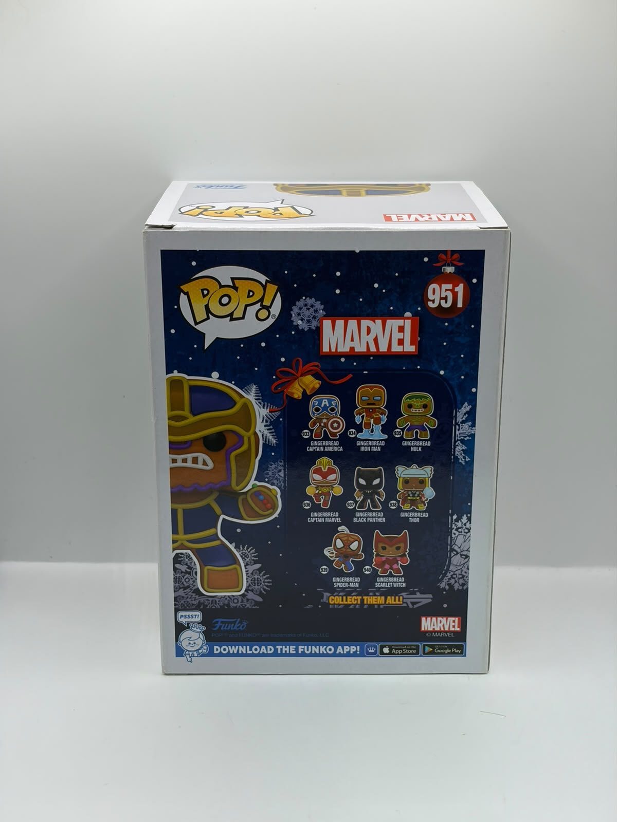 Funko Pop! Marvel Gingerbread Thanos #951 Funko Exclusive