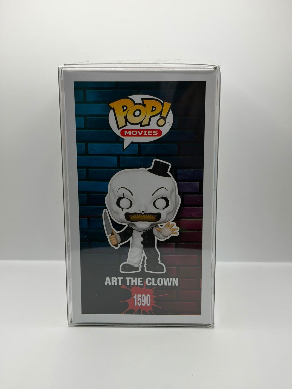 Funko Pop! Movies Terrifier Art the Clown Vinyl Figure #1590 Signed