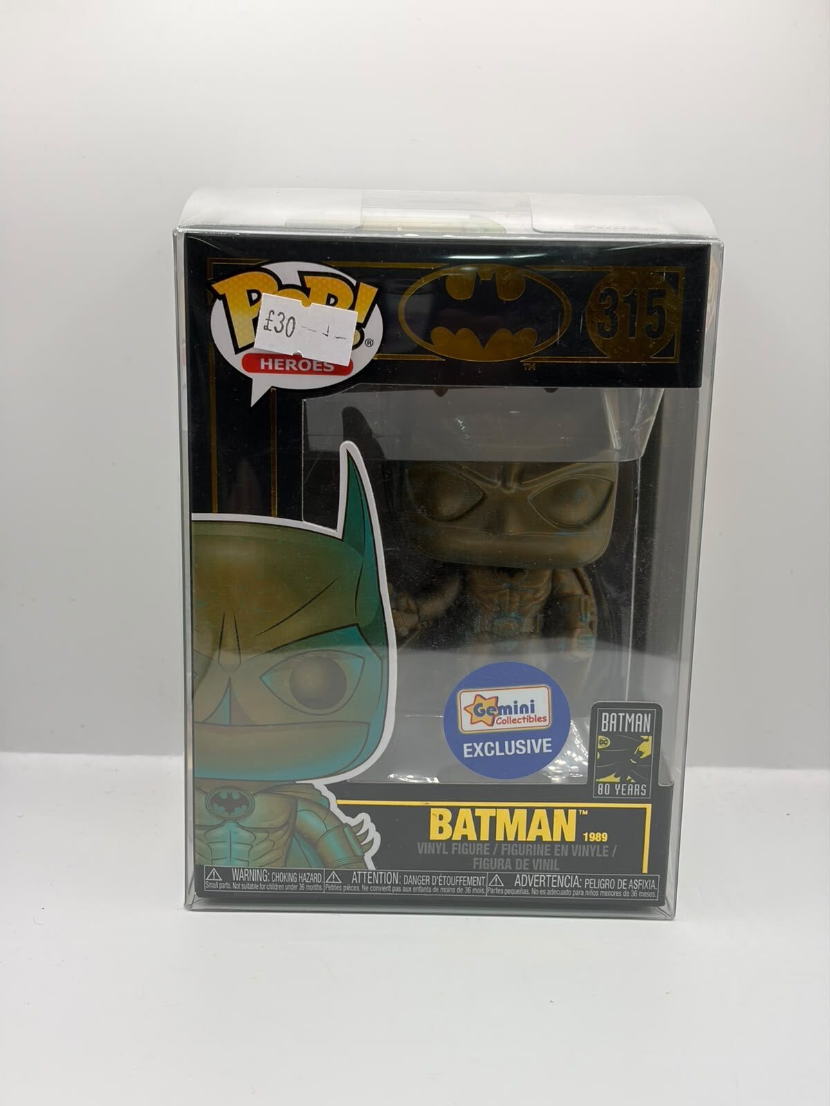 Funko Pop! Heroes Batman 1989 #315 DC 80 Years Exclusive Vinyl Figure