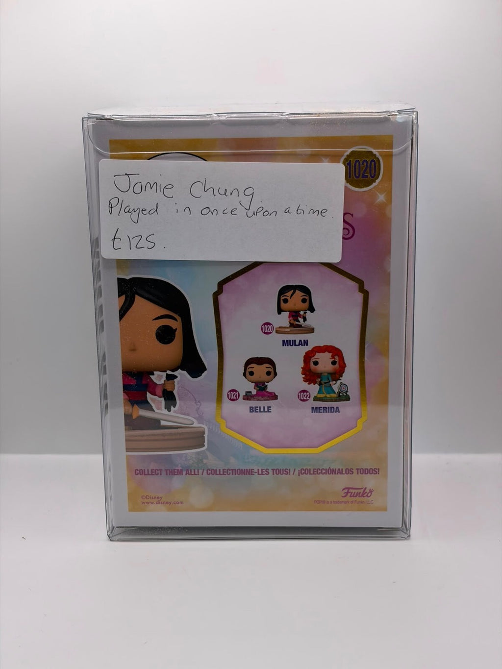 Funko Pop! Disney Princess Mulan #1020 Vinyl Figure Signed by Jamie Chung