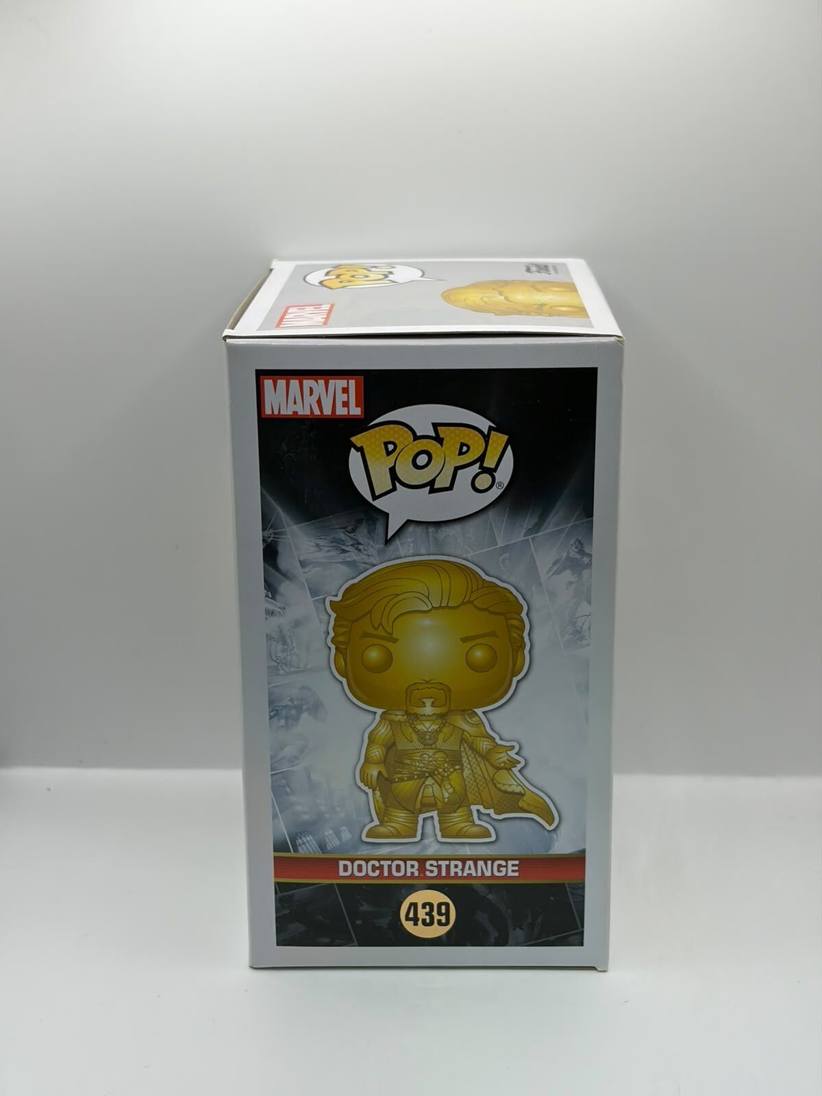 Funko Pop! Marvel Doctor Strange Gold Chrome #439 Vinyl Figure in Box