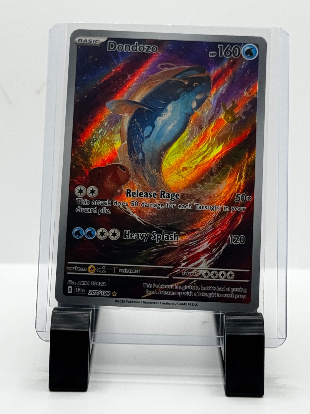 Dondozo 207/198 Scarlet & Violet Set Illustration Rare Pokemon TCG English NM