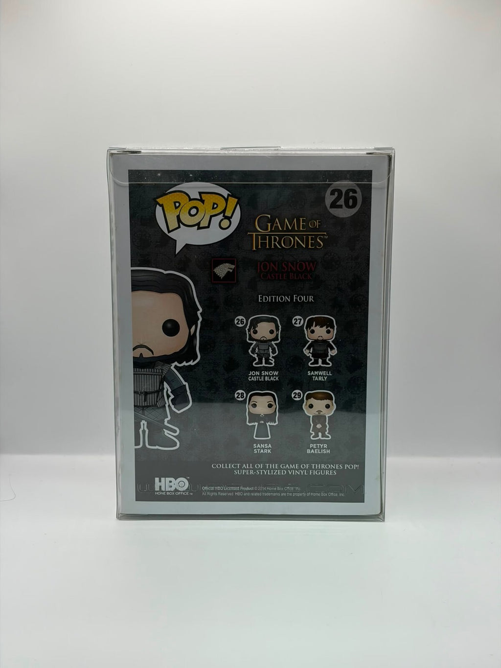 Funko Pop! Game of Thrones Jon Snow Castle Black Vinyl Figure #26 Hot Topic Exclusive