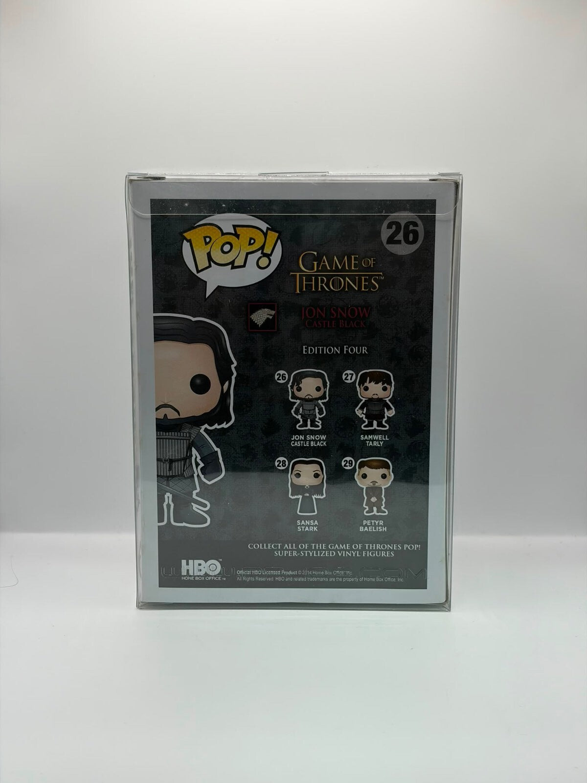 Funko Pop! Game of Thrones Jon Snow Castle Black Vinyl Figure #26 Hot Topic Exclusive