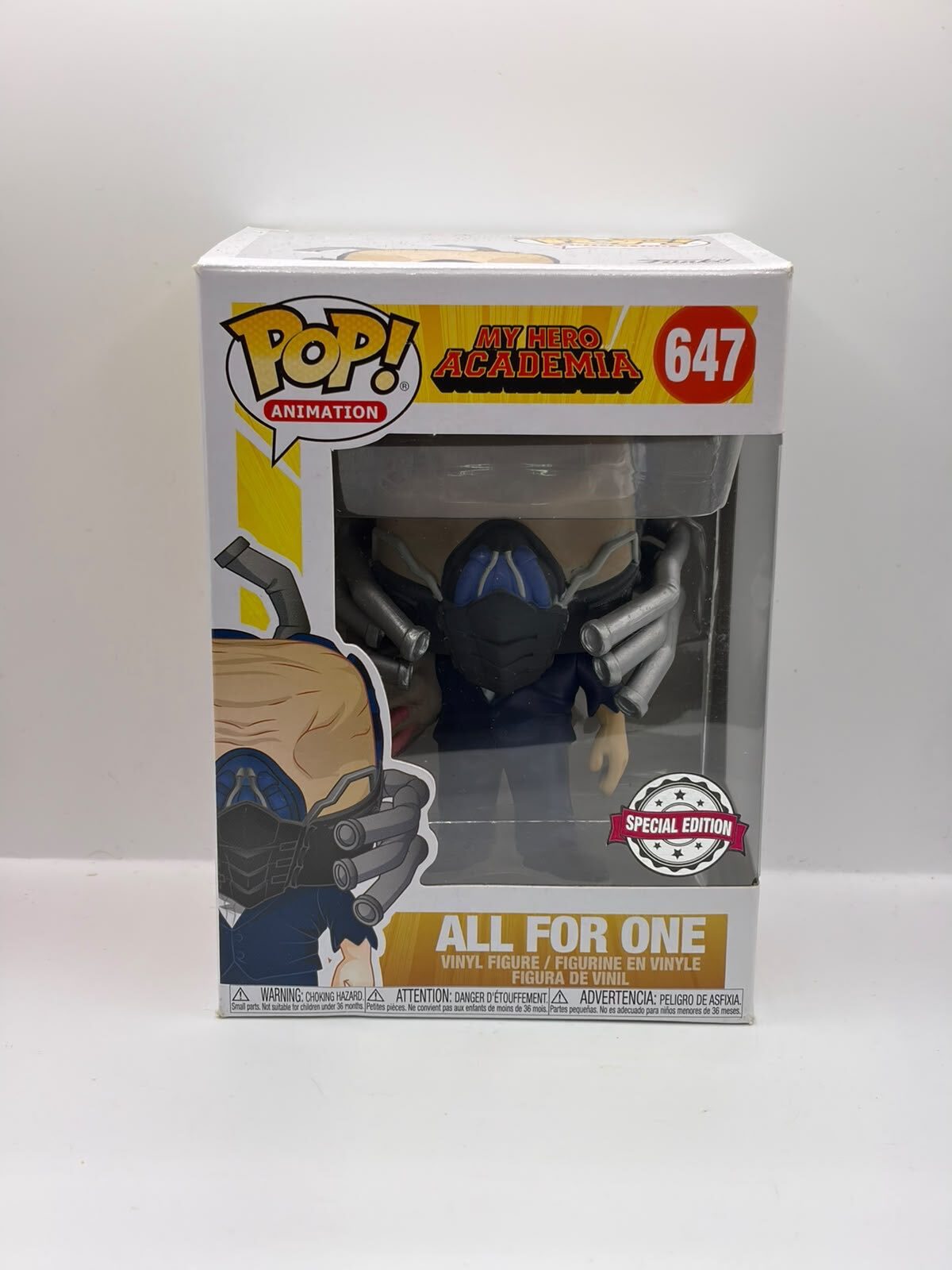 Funko Pop! Animation My Hero Academia All For One Vinyl Figure #647 Special Edition