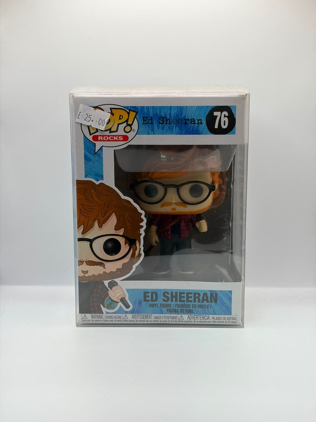 Funko Pop! Rocks Ed Sheeran Vinyl Figure #76 in Original Packaging