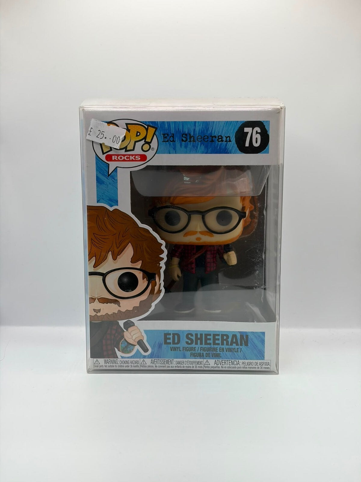 Funko Pop! Rocks Ed Sheeran Vinyl Figure #76 in Original Packaging