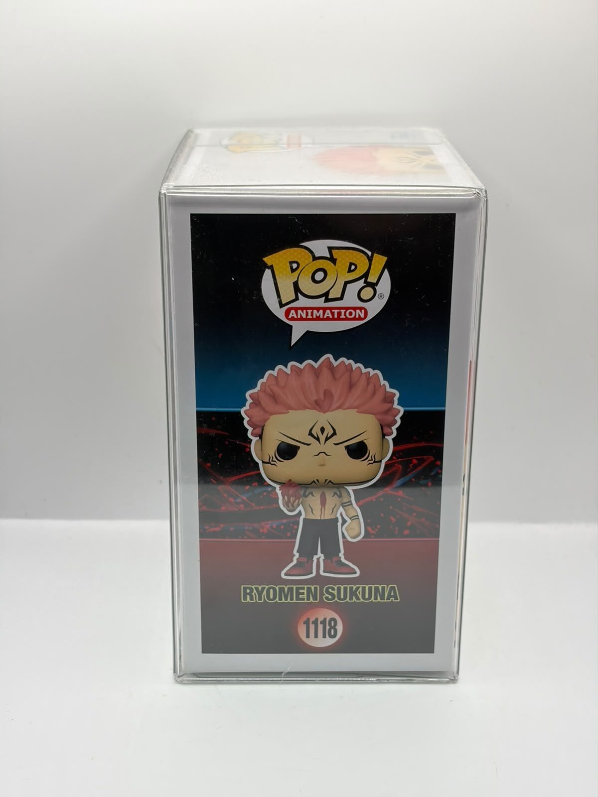 Funko Pop! Animation Jujutsu Kaisen Ryomen Sukuna #1118 Vinyl Figure in Protector