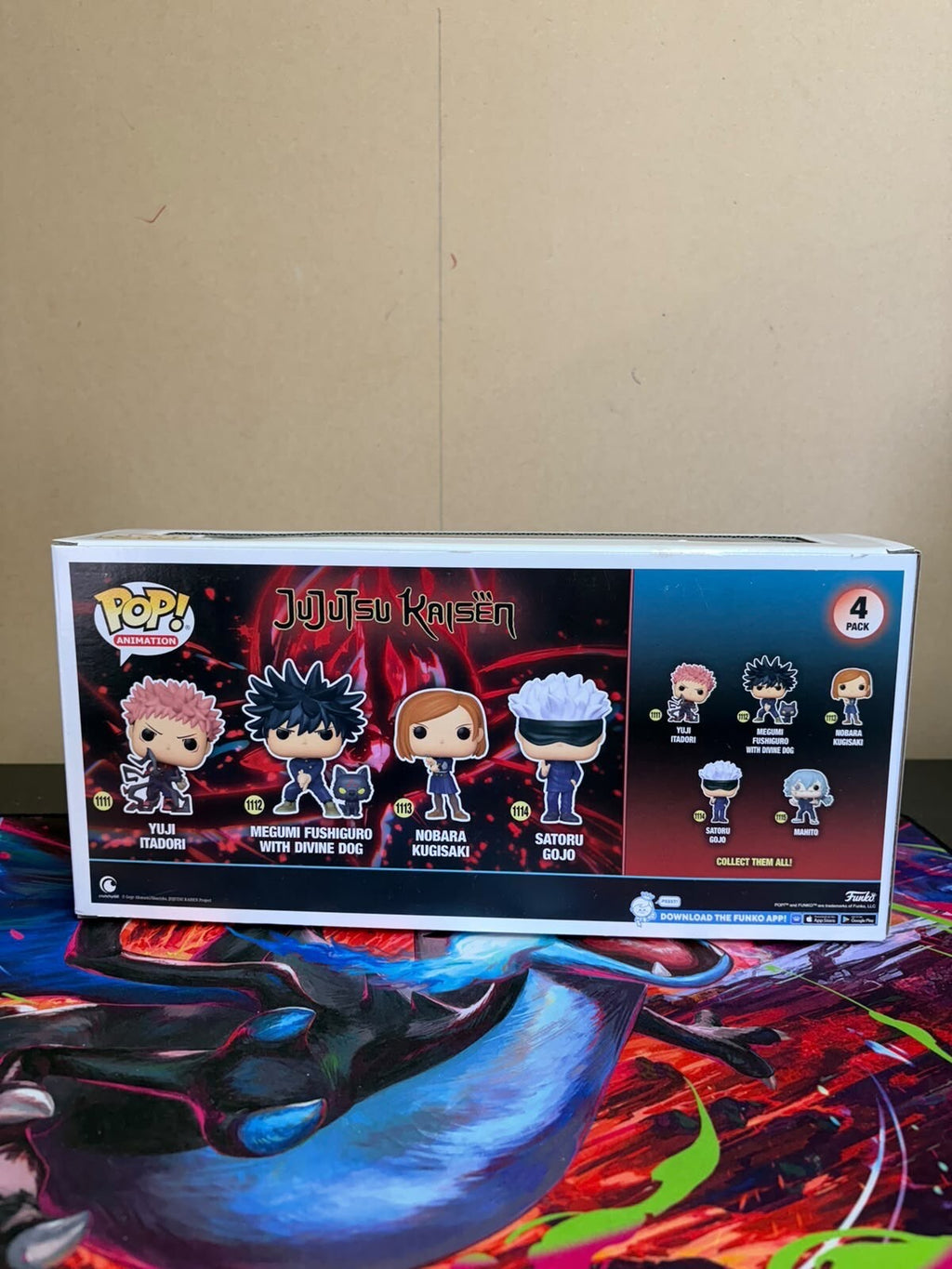 Pop! Animation Jujutsu Kaisen 4-Pack Vinyl Figures