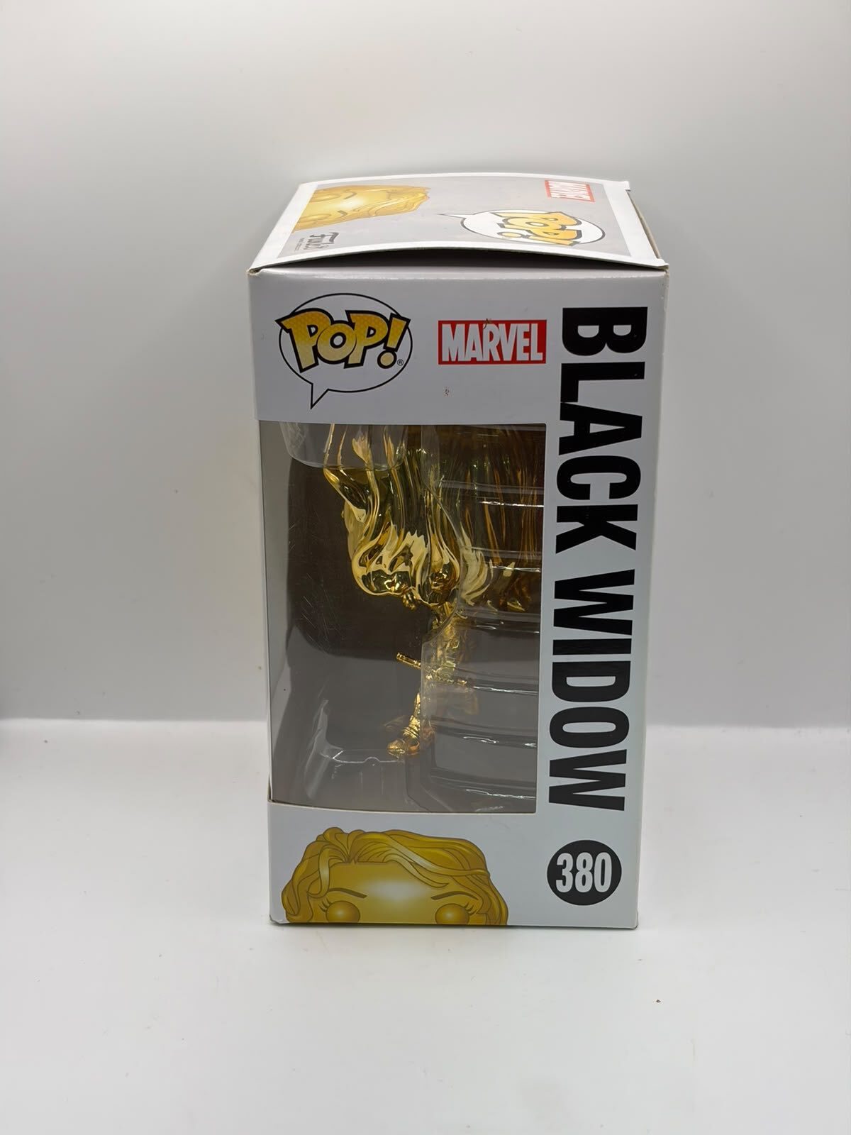 Funko Pop! Marvel Black Widow Gold Chrome #380