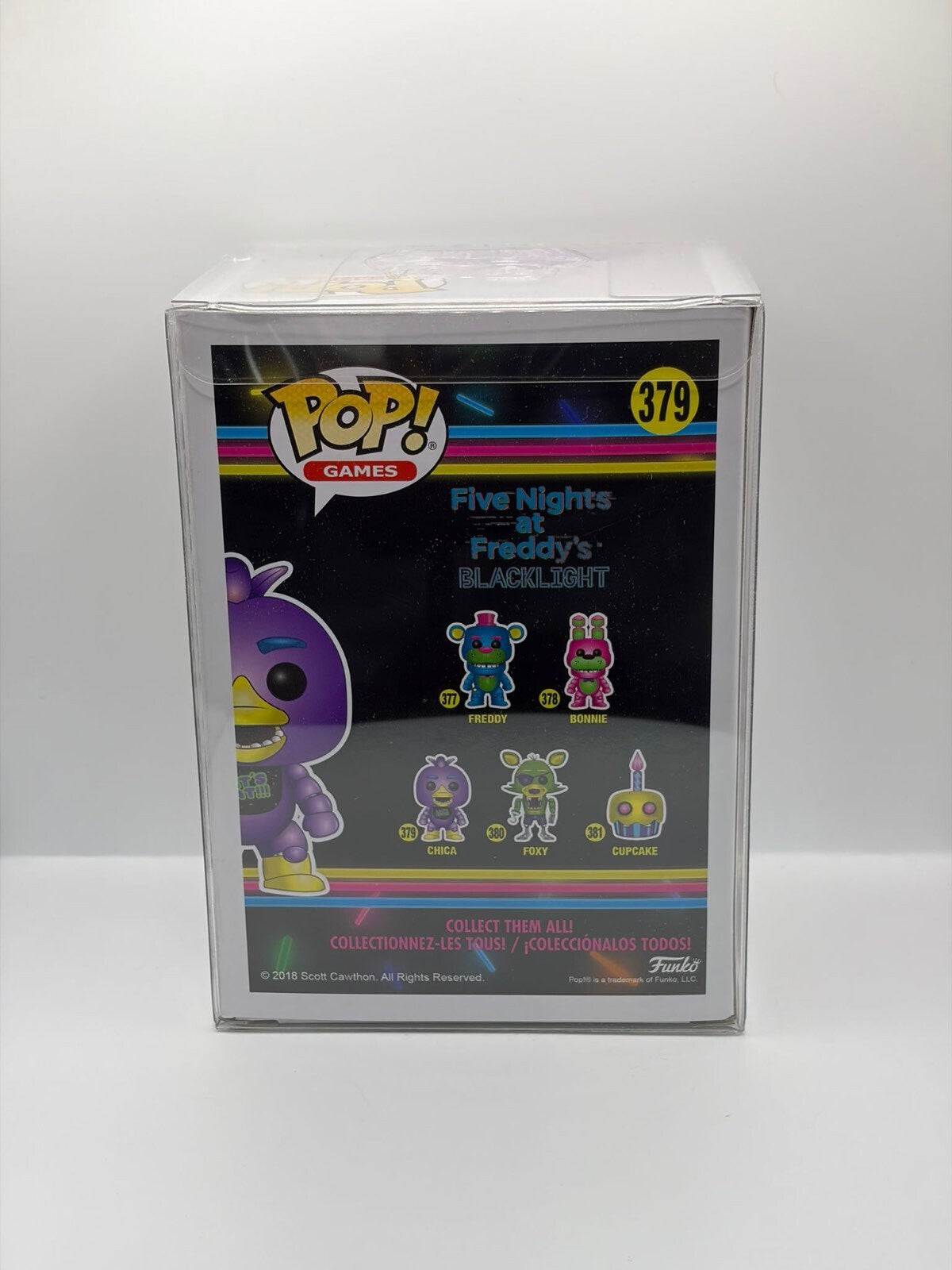 Funko Pop! Games Five Nights at Freddy's Blacklight Chica Vinyl Figure #379