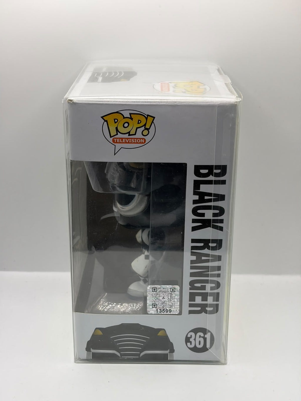 Funko Pop! Television Mighty Morphin Power Rangers Black Ranger #361 Signed Vinyl Figure