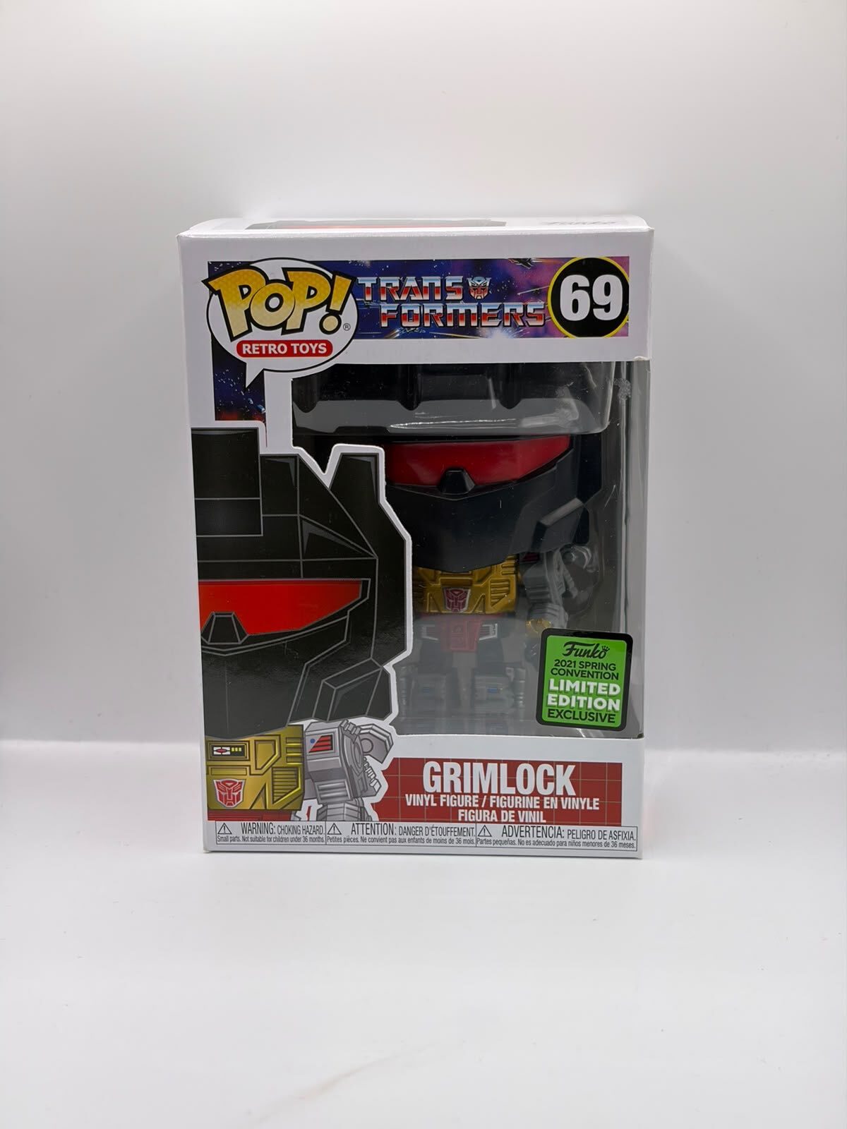 Funko Pop! Retro Toys Transformers Grimlock #69 – Limited Edition Exclusive