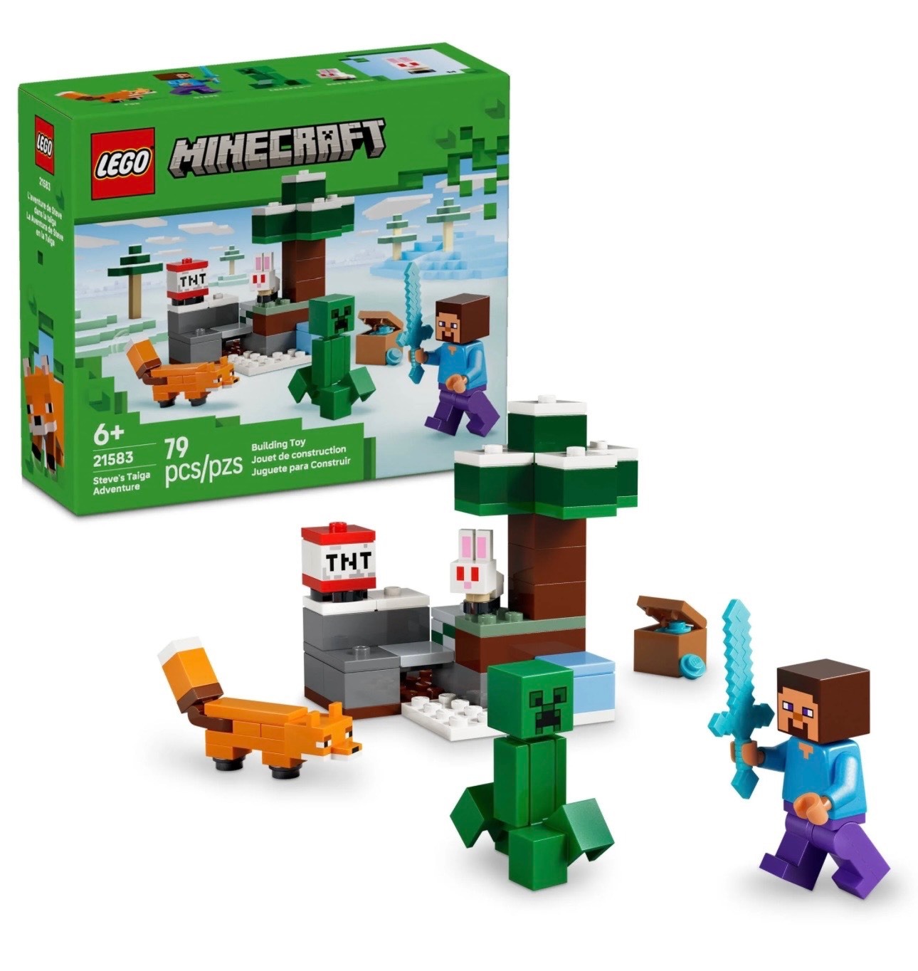 LEGO Minecraft Steve's Taiga Adventure Set 21583