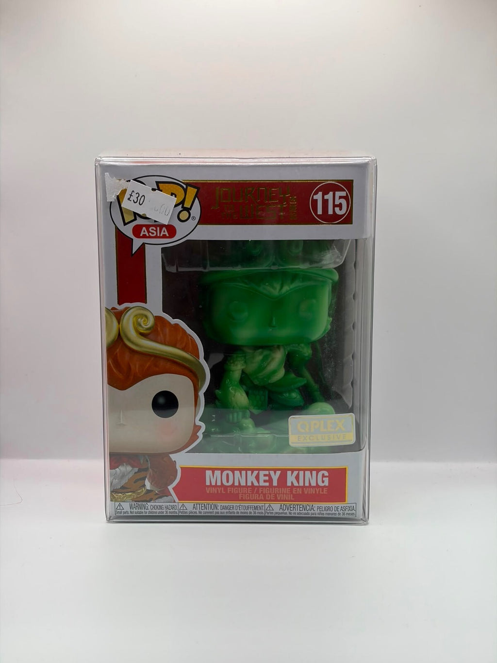 Funko Pop! Asia Monkey King #115 Journey to the West Vinyl Figure Green Glow Edition