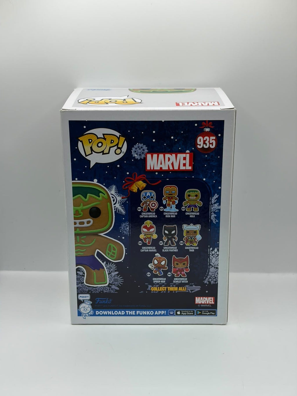 Funko Pop! Marvel Gingerbread Hulk #935