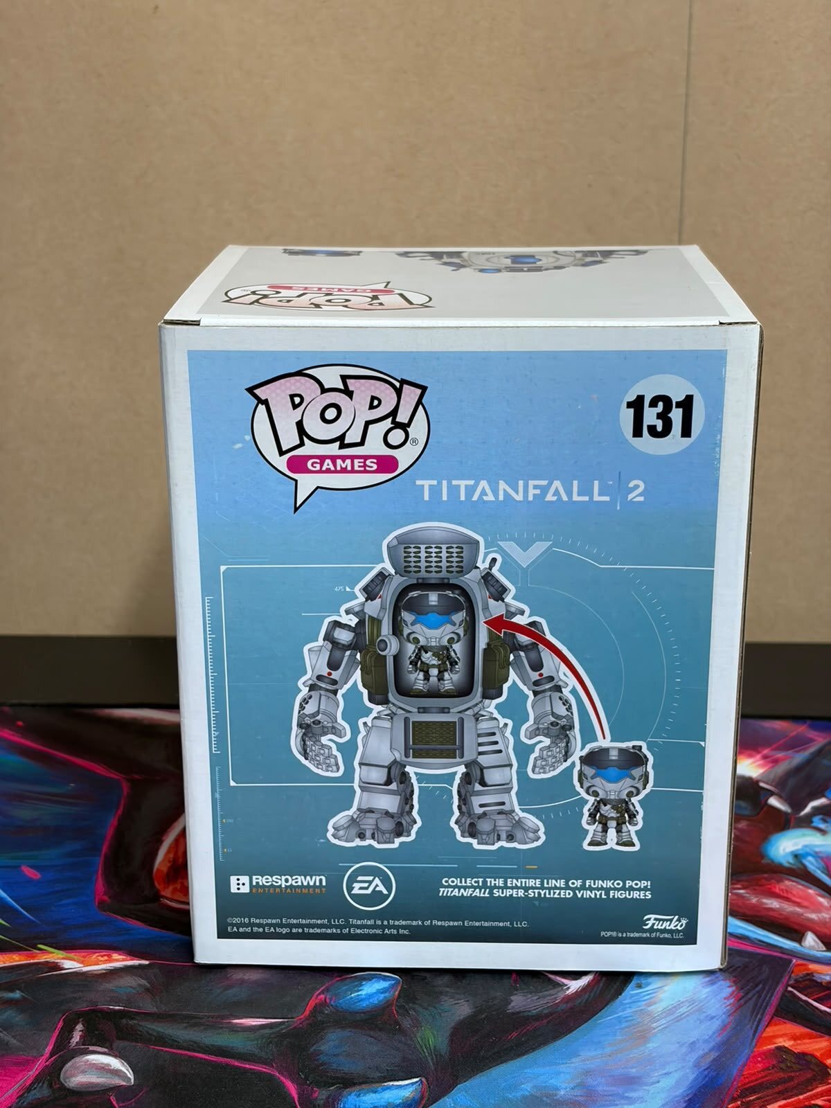 Funko Pop! Games Titanfall 2 Atlas and Pilot #131 Vinyl Figures