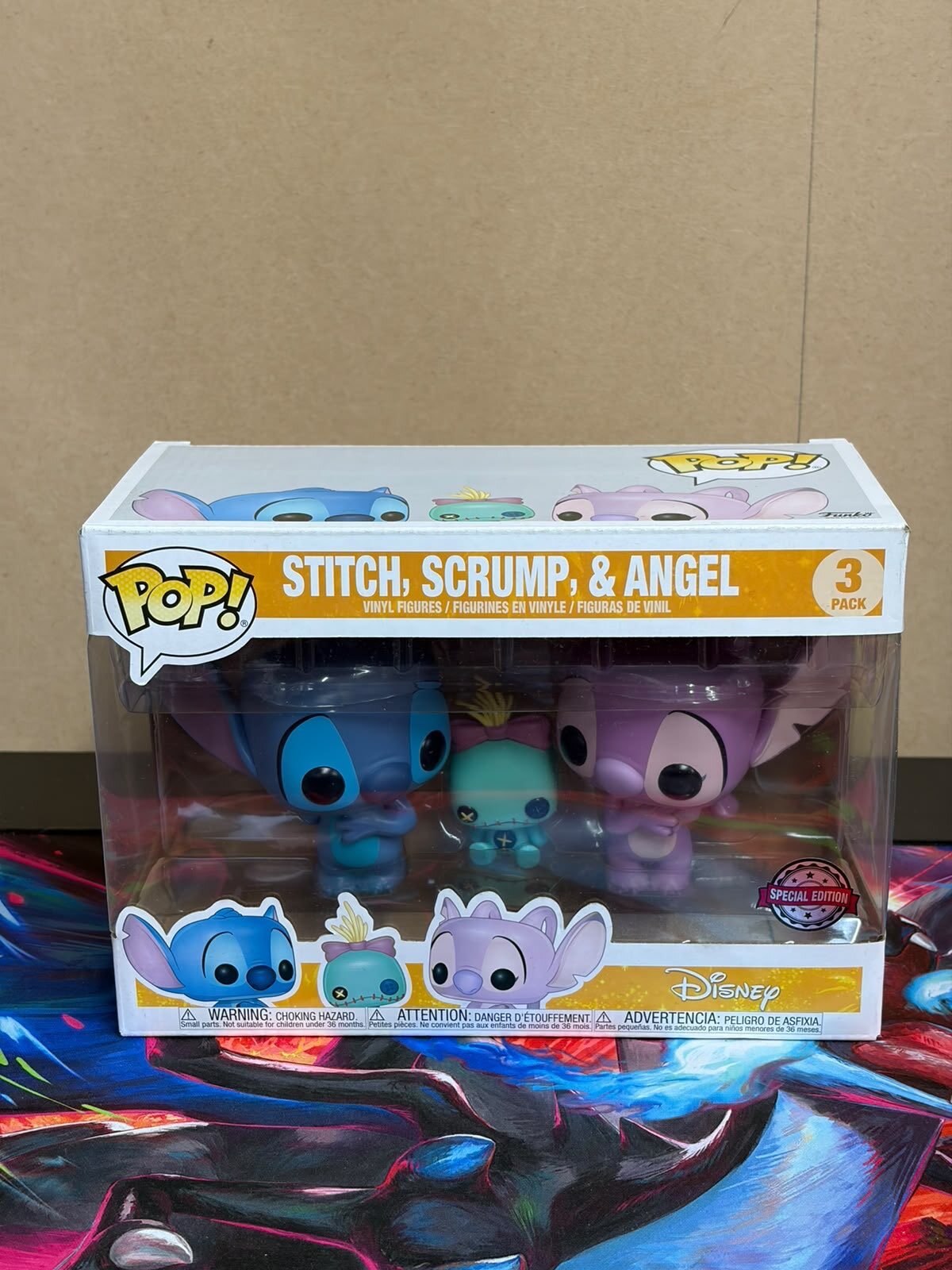 Funko Pop! Stitch, Scrump & Angel 3-Pack