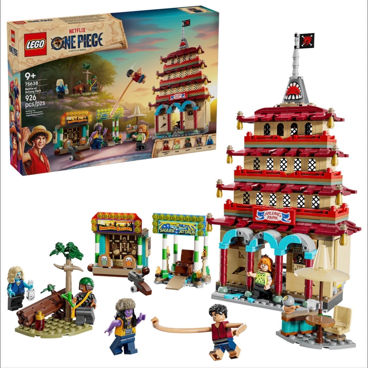 LEGO Netflix One Piece 75638 Building Set with 926 Pieces and 5 Minifigures