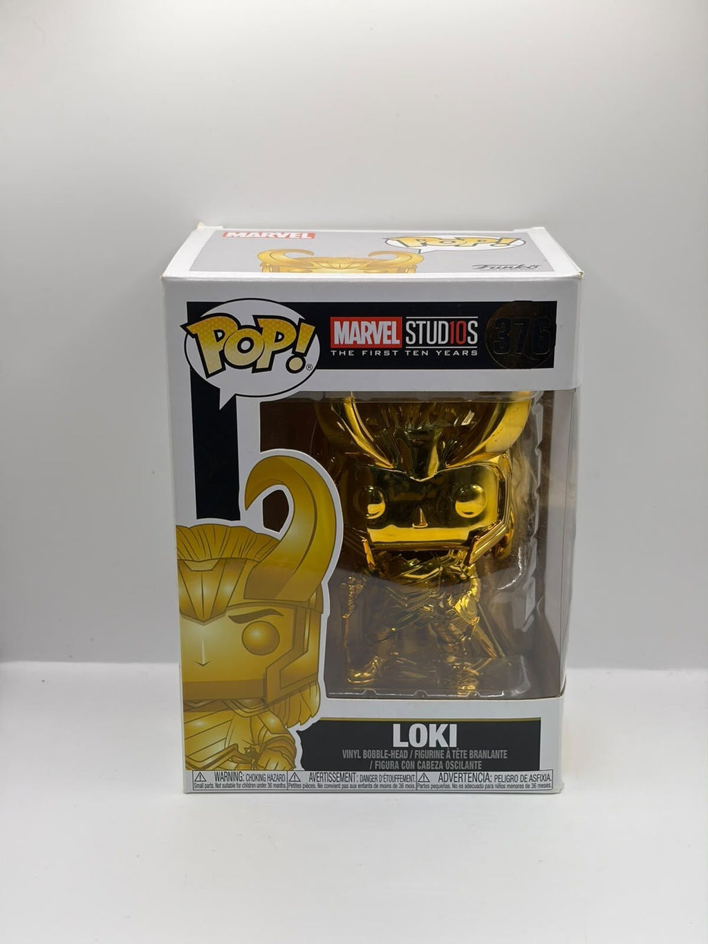 Funko Pop! Marvel Studios Thor: Ragnarok Loki #376 Gold Metallic