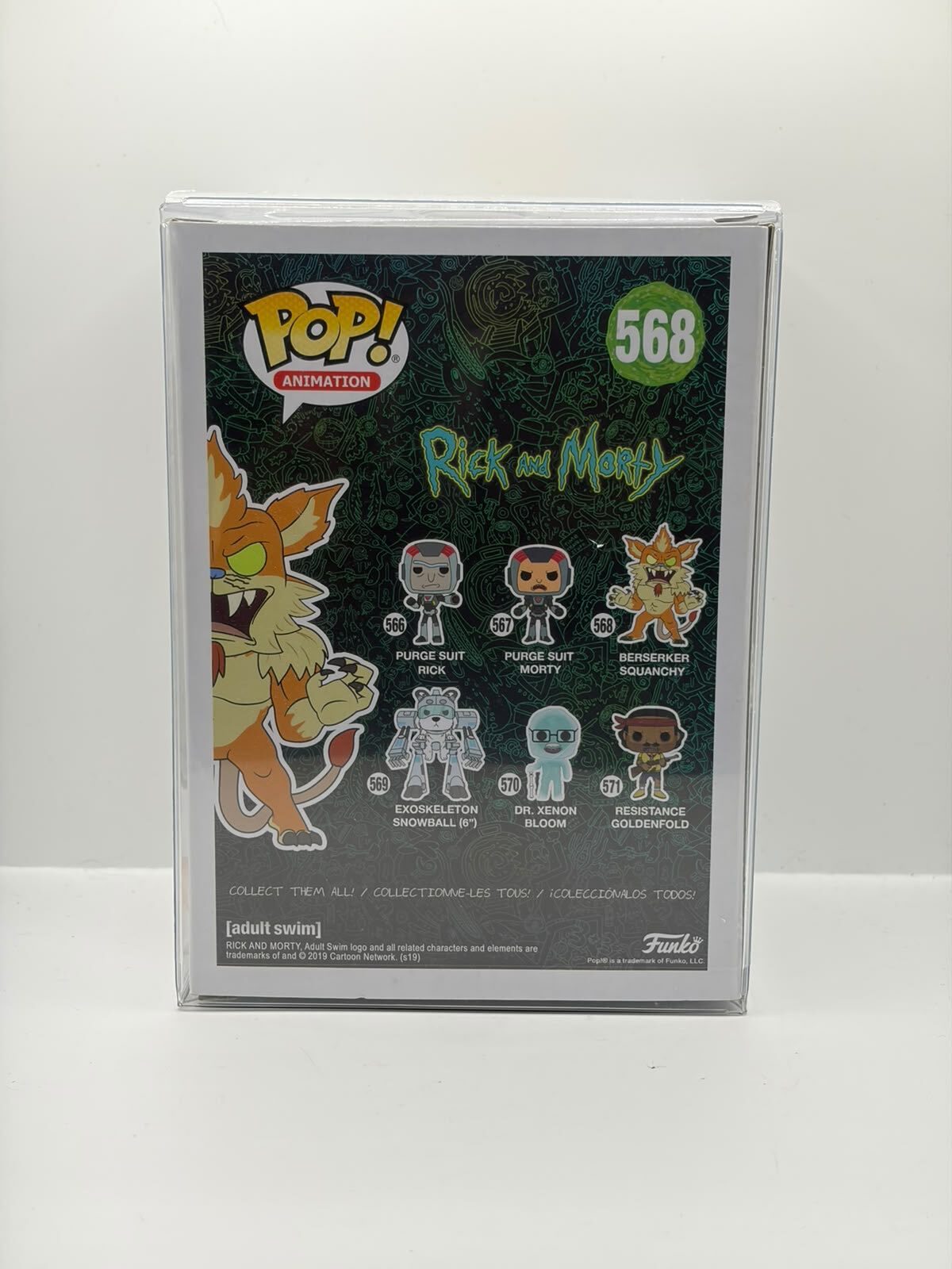 Funko Pop! Animation Rick and Morty Berserker Squanchy Vinyl Figure #568