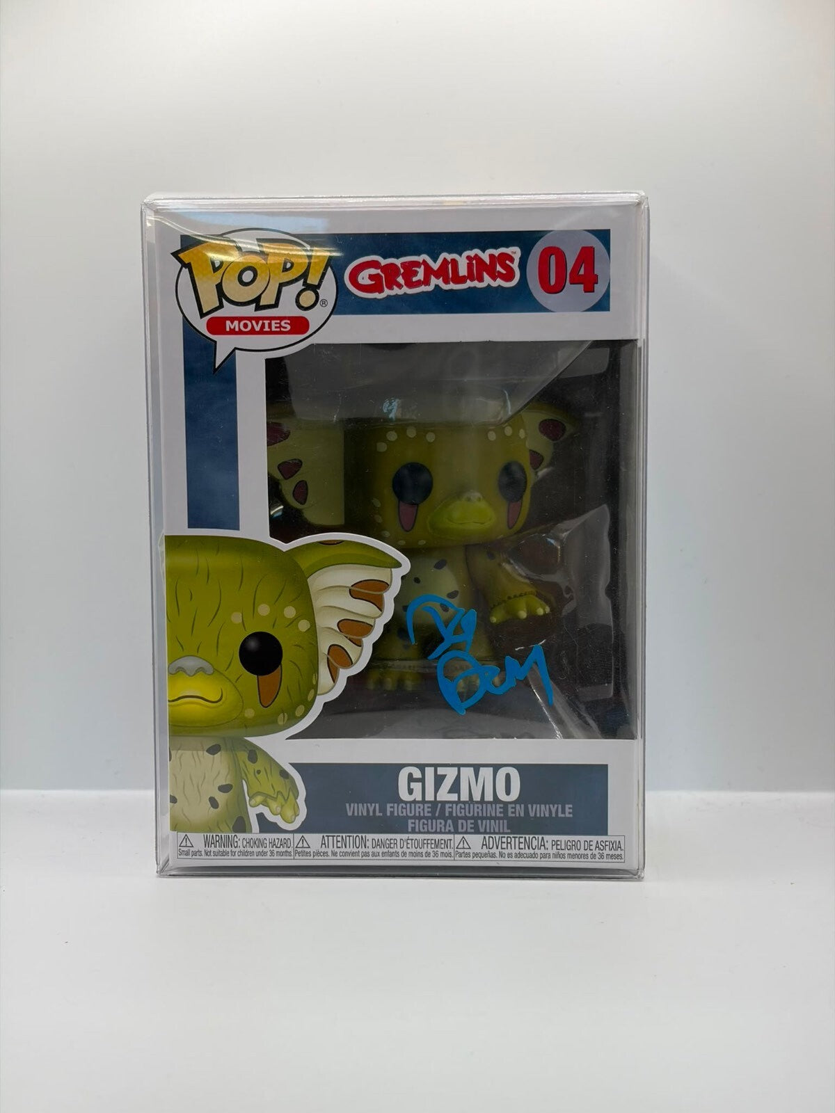 Funko Pop! Movies Gremlins Gizmo Vinyl Figure #04 Signed Collectible