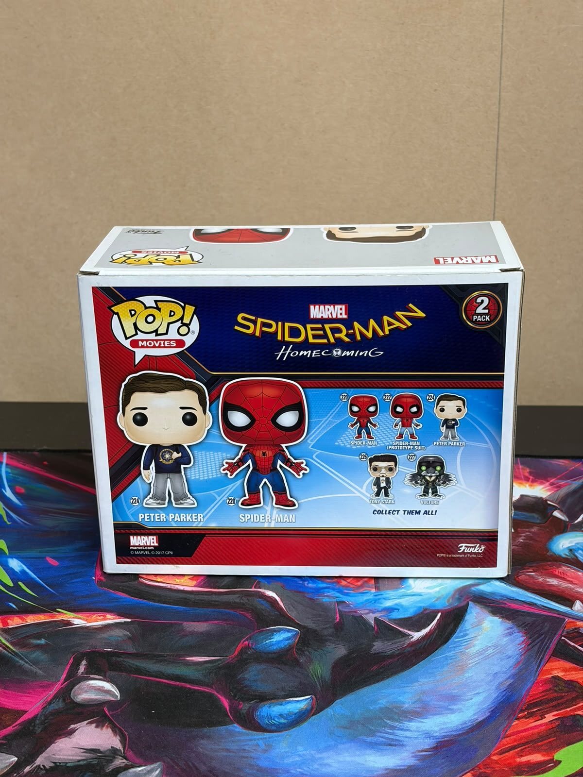 Funko Pop! Movies Spider-Man: Homecoming Peter Parker & Spider-Man 2-Pack