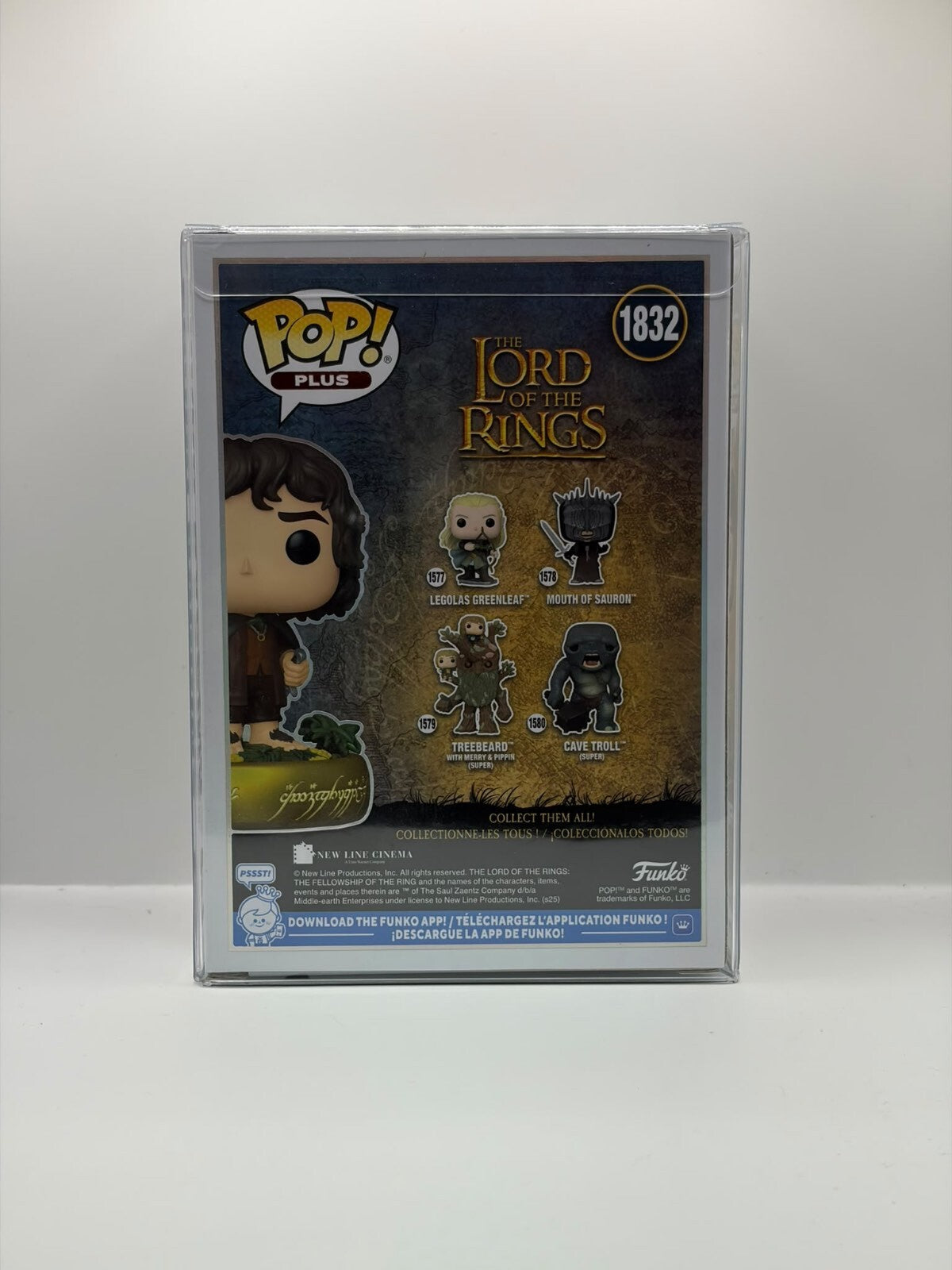Funko Pop! Plus The Lord of the Rings Frodo Baggins Glow in the Dark Vinyl Figure 1832