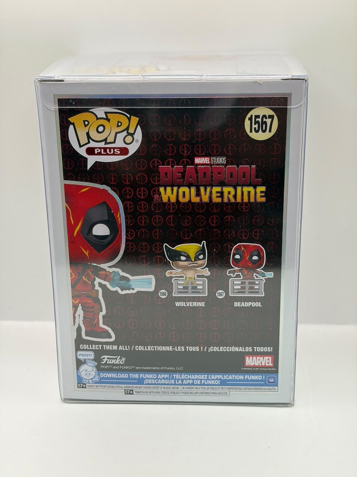 Funko Pop! Plus Marvel Deadpool & Wolverine Deadpool #1567 Collectible Figure