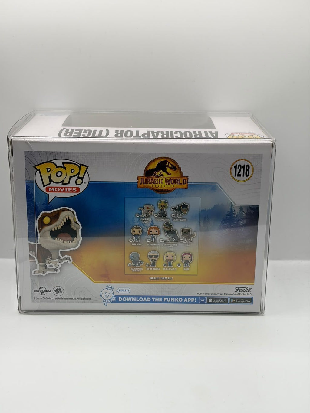 Funko Pop! Movies Jurassic World Atrociraptor (Tiger) #1218 Vinyl Figure