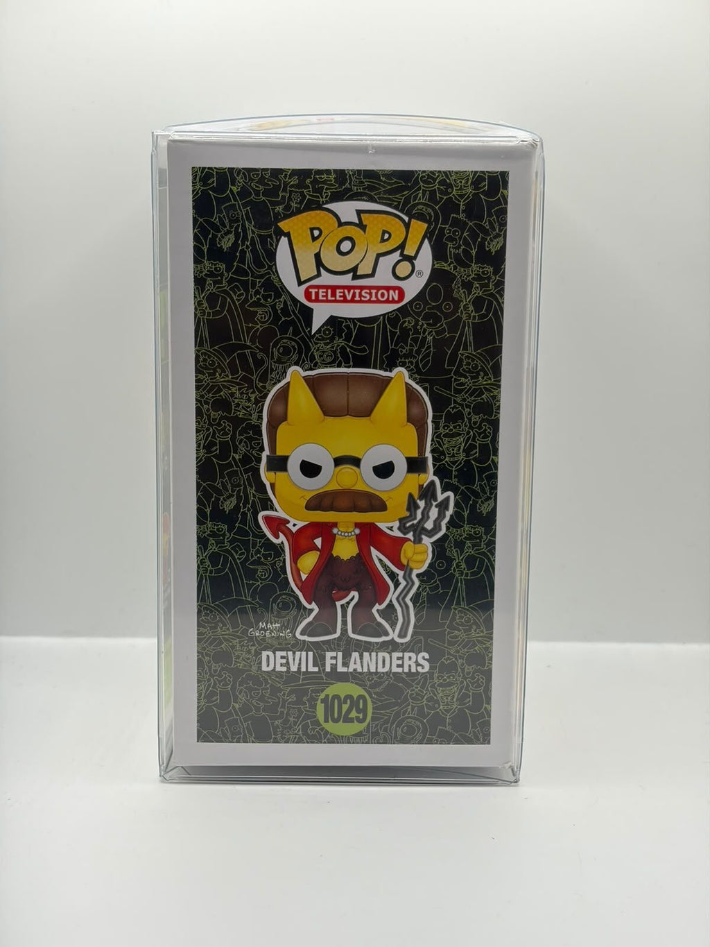 Funko Pop! Television The Simpsons Treehouse of Horror Devil Flanders Vinyl Figure #1029 Special Edition Glow in the Dark