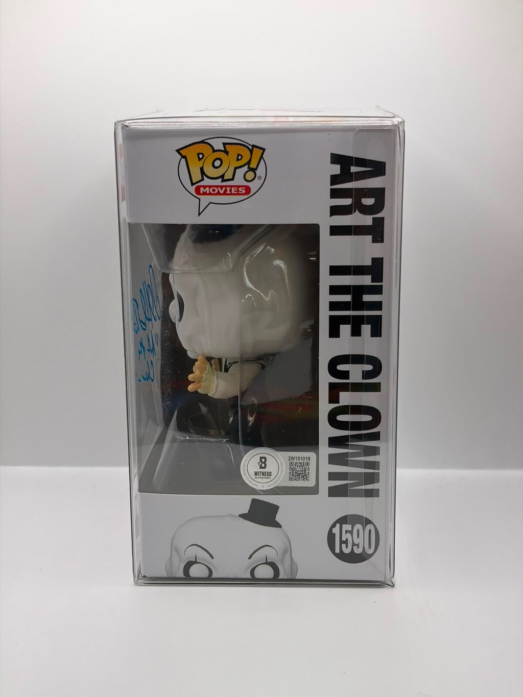 Funko Pop! Movies Terrifier Art the Clown Vinyl Figure #1590 Signed
