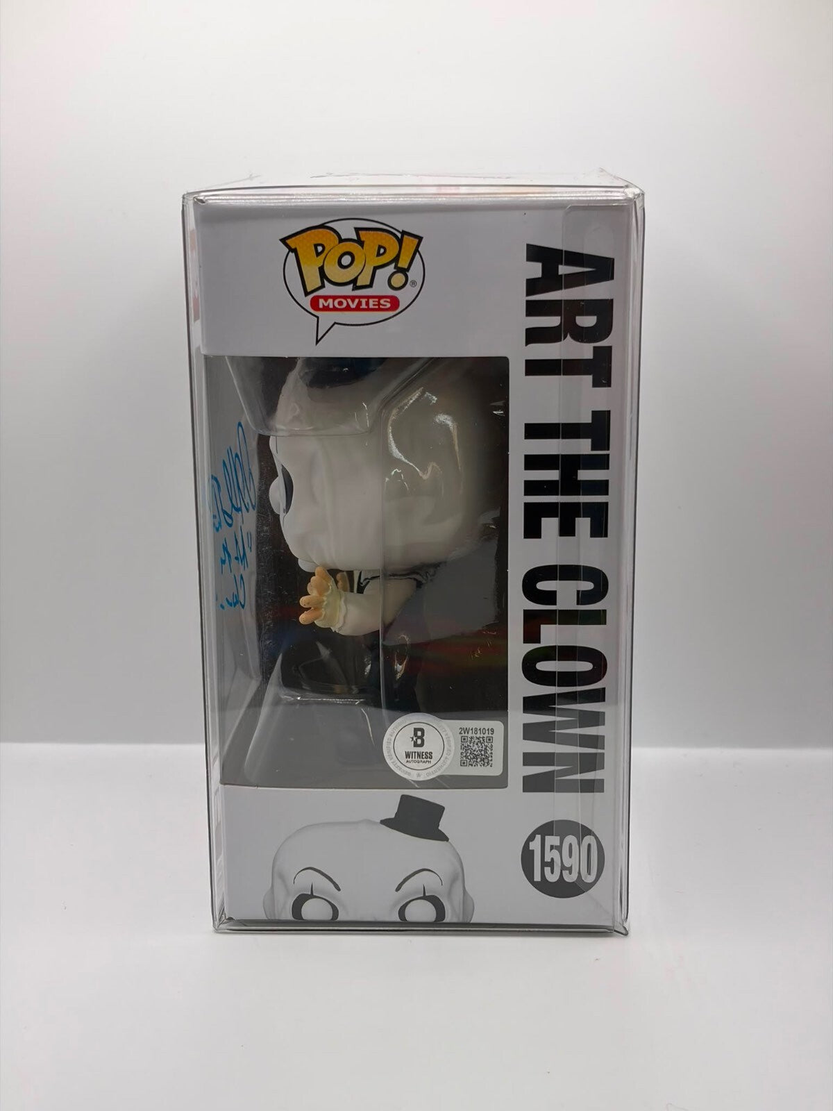 Funko Pop! Movies Terrifier Art the Clown Vinyl Figure #1590 Signed