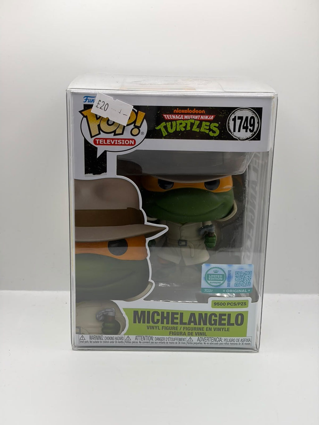 Funko Pop! Television Teenage Mutant Ninja Turtles Michelangelo #1749 Vinyl Figure