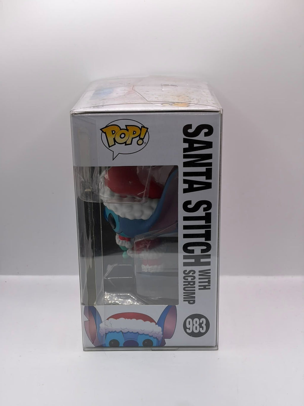 Funko Pop! Disney Santa Stitch with Scrump #983 ECVP Exclusive Special Edition