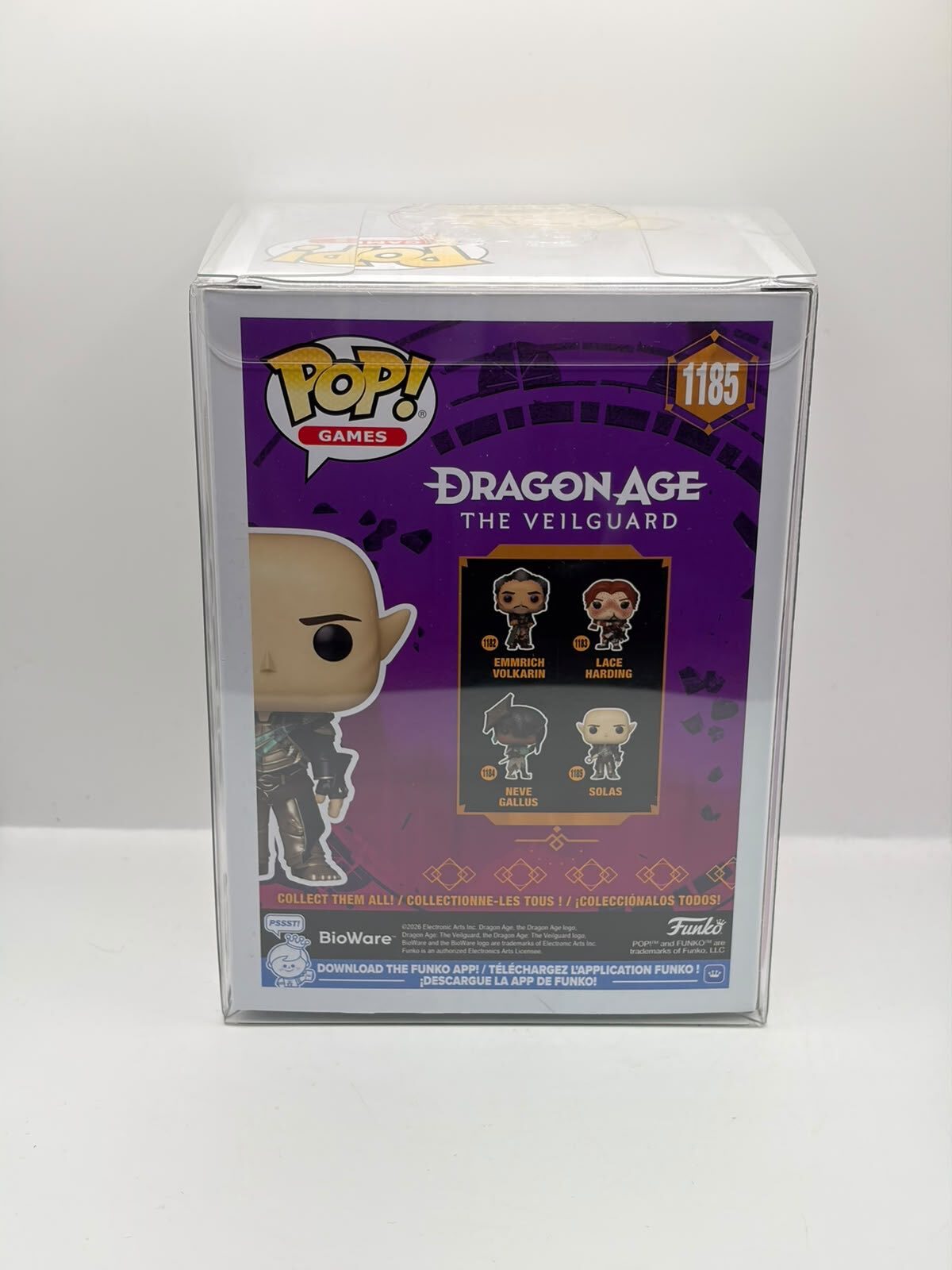 Funko Pop! Games Dragon Age: The Veilguard Solas #1185 Vinyl Figure