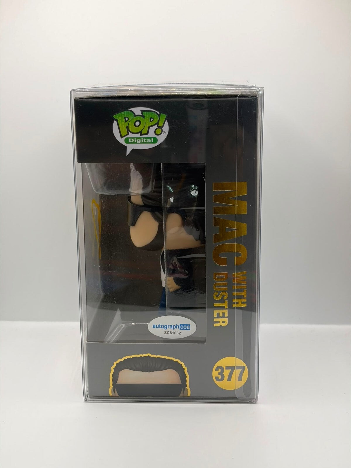 Funko Pop Digital Mac with Duster #377 from It's Always Sunny in Philadelphia Signed by Charlie Day