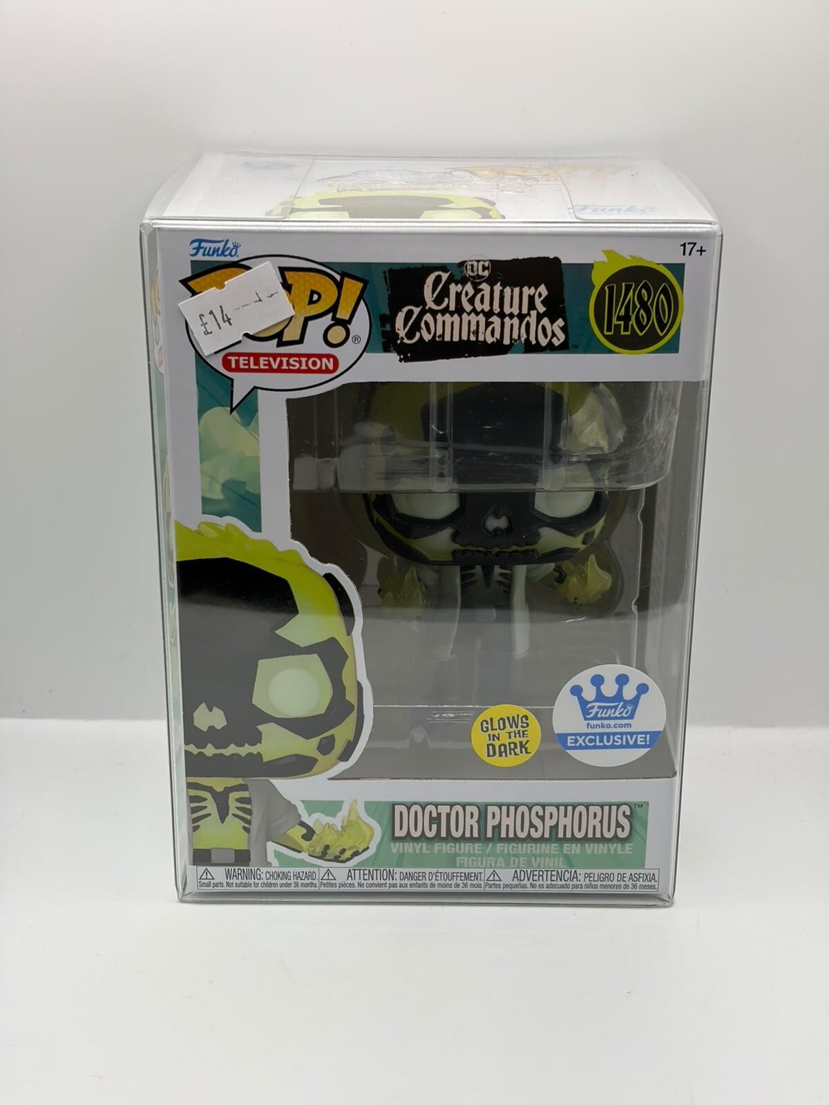Funko Pop! Television DC Creature Commandos Doctor Phosphorus #1480 Glow-in-the-Dark Funko Exclusive